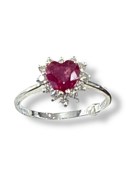 Ring Demetra Woman in White Gold Rubino 1.20 Ct 119.H.R.024.W - 119.H.R.024.W
